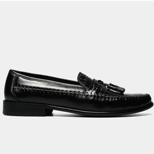 Florsheim Vintage Black Leather Tassel Loafers Men’s Dress Shoes Size 13